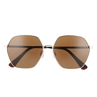 Women's Levi's® 59mm Geometric Metal Square Sunglasses