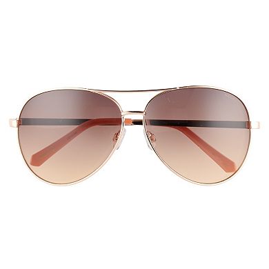 Levi's® 62mm Metal Aviator Sunglasses