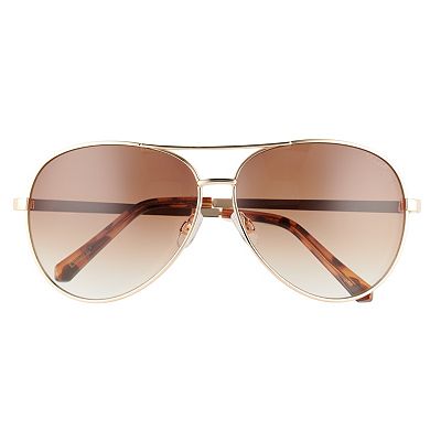 LEVI’S Aviator Sunglasses White Gradient Brown Lens Ray Ban Gold Aviator Gradient Sunglasses | Dandy Fellow main image 3