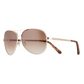 Levi's® 62mm Metal Aviator Sunglasses