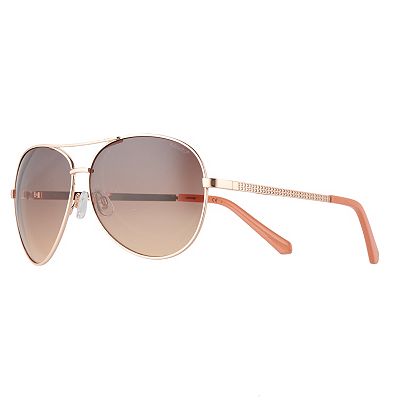 LEVI’S Aviator Sunglasses White Gradient Brown Lens Ray Ban Gold Aviator Gradient Sunglasses | Dandy Fellow main image 4
