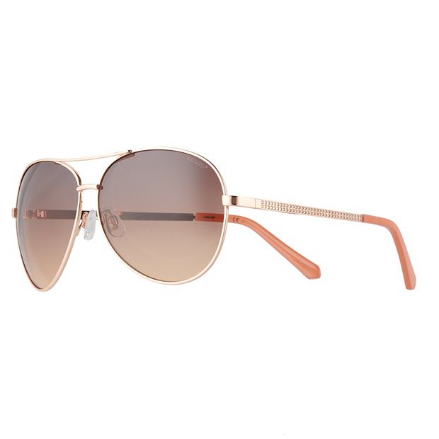 Aviator sunglasses Louis Vuitton White in Metal - 32282862