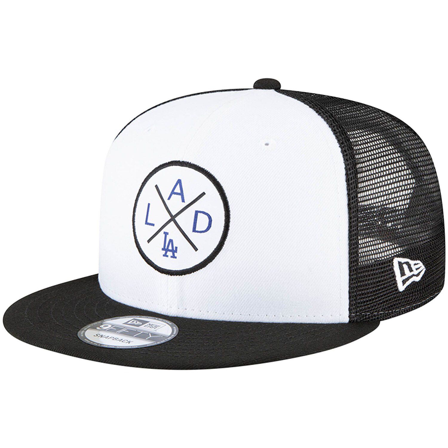 dodgers black and white hat