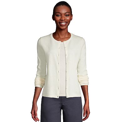 Women's Lands' End Classic Cashmere Cardigan Sweater