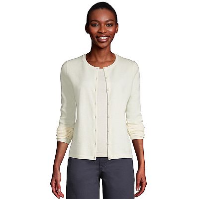 Women s Lands End Classic Cashmere Cardigan Sweater