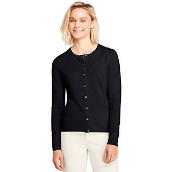 Women's Lands' End Classic Cashmere Cardigan Sweater
