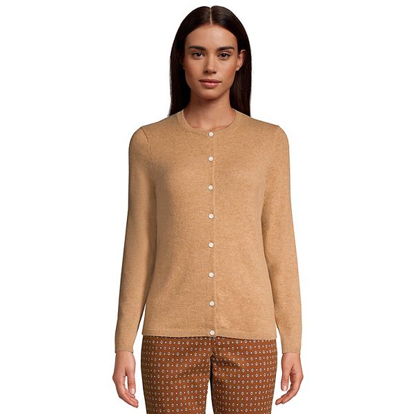 Women's Lands' End Classic Cashmere Cardigan Sweater