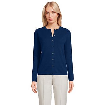 Women's Lands' End Classic Cashmere Cardigan Sweater