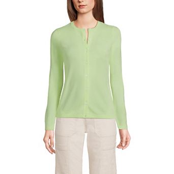 Women's Lands' End Classic Cashmere Cardigan Sweater