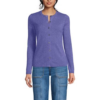 Women's Lands' End Classic Cashmere Cardigan Sweater