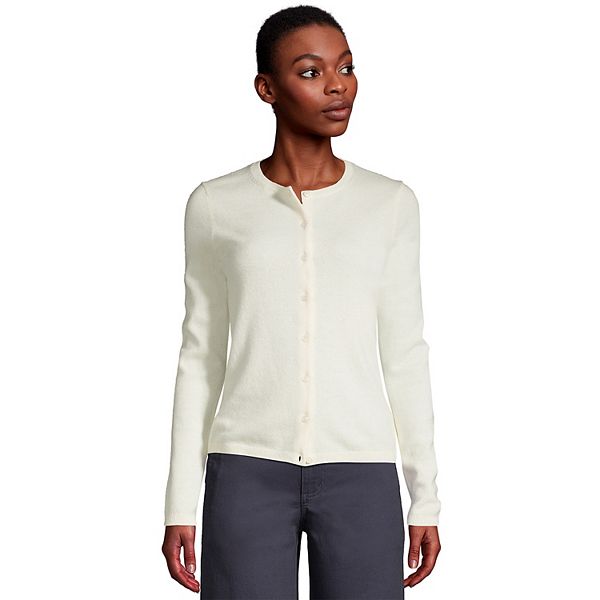Women's Lands' End Classic Cashmere Cardigan Sweater