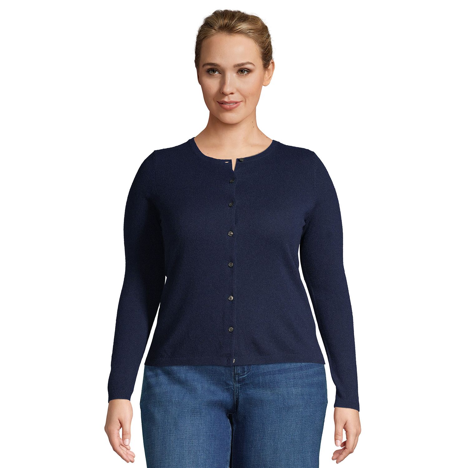 plus size cashmere cardigan