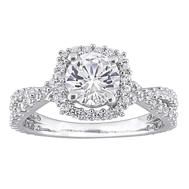 Kohls white sapphire on sale ring