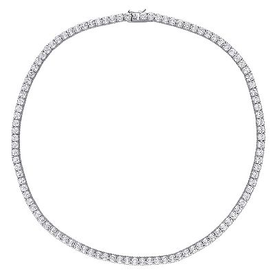 Stella Grace Sterling Silver Lab-Created White Sapphire Tennis