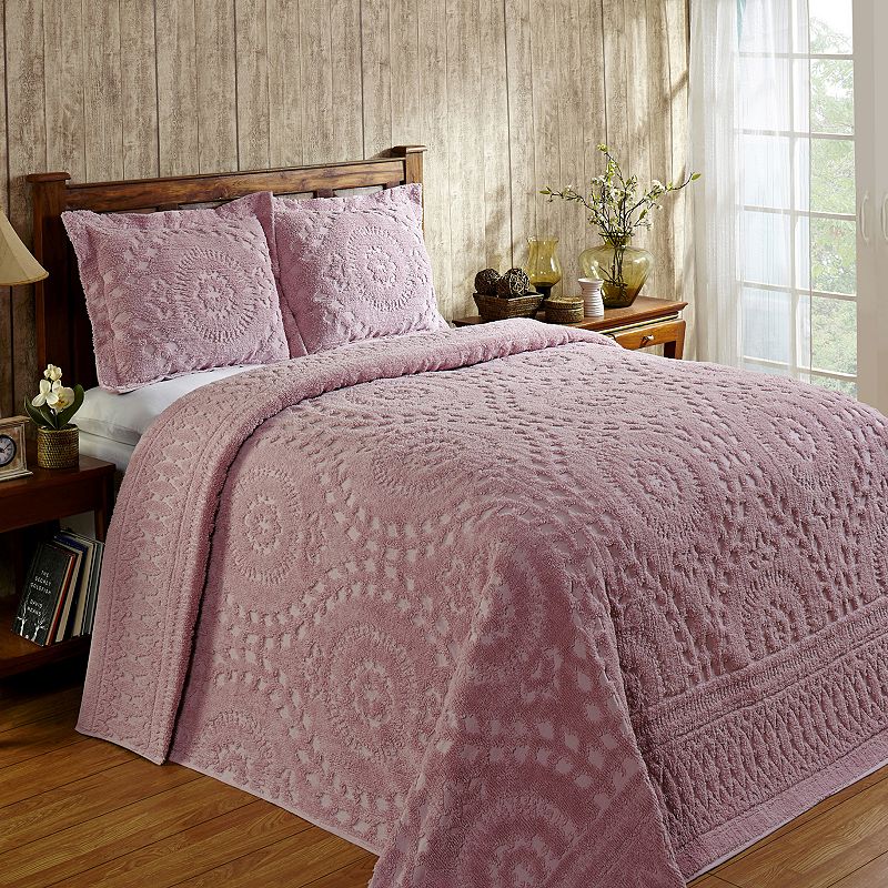 Better Trends Rio Bedspread or Shams, Pink