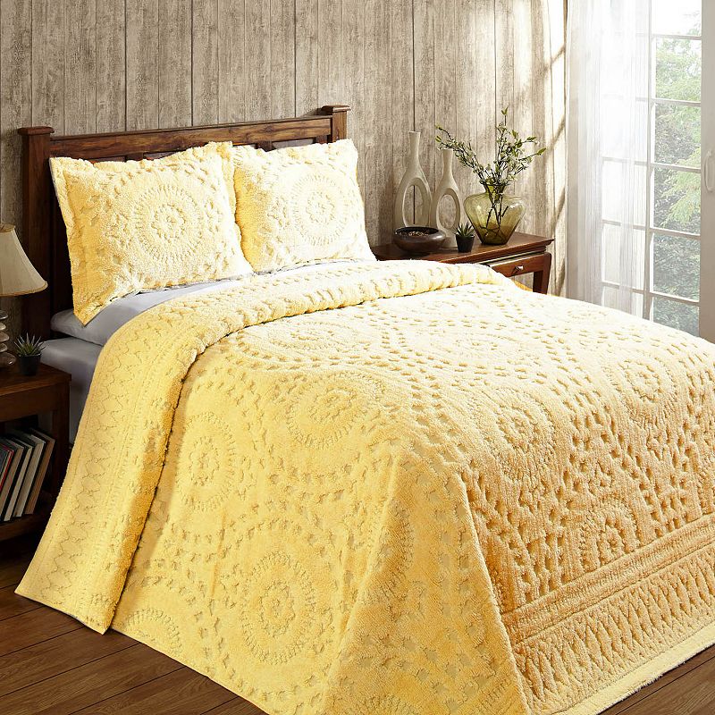 Better Trends Rio Bedspread or Shams, Yellow, King