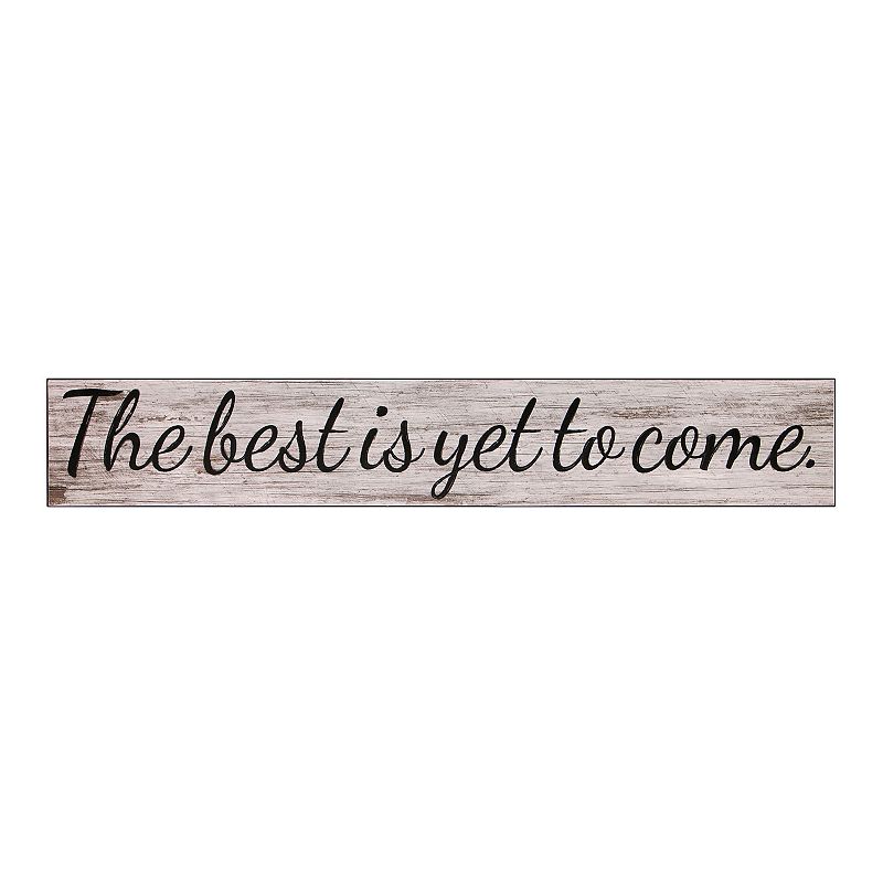 33731221 Patton The Best Is Yet To Come Wood Wall Art, Mult sku 33731221