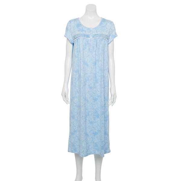 Petite Croft & Barrow® Short Sleeve Knit Nightgown