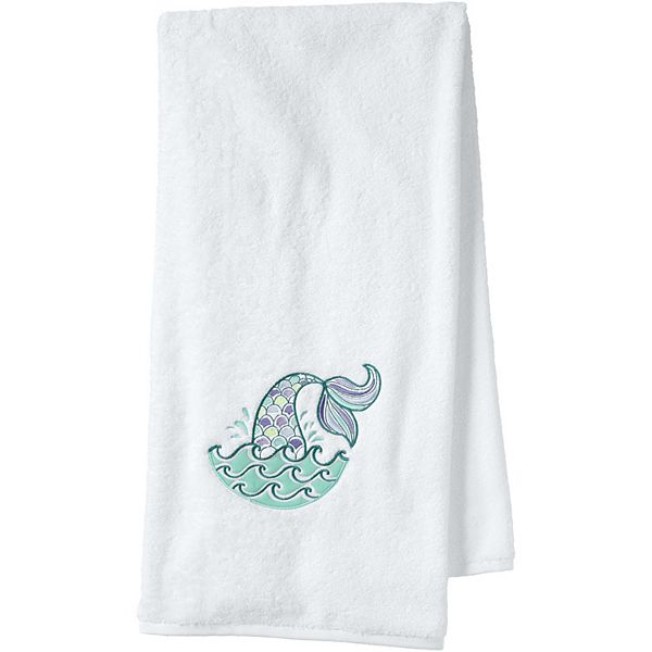 Lands' End Kid's Applique Bath Towel