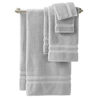 Lands' End Essential Cotton Bath Towel, Hand Towel or Washcloth