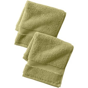 Lands' End Essential Cotton Bath Towel, Hand Towel or Washcloth