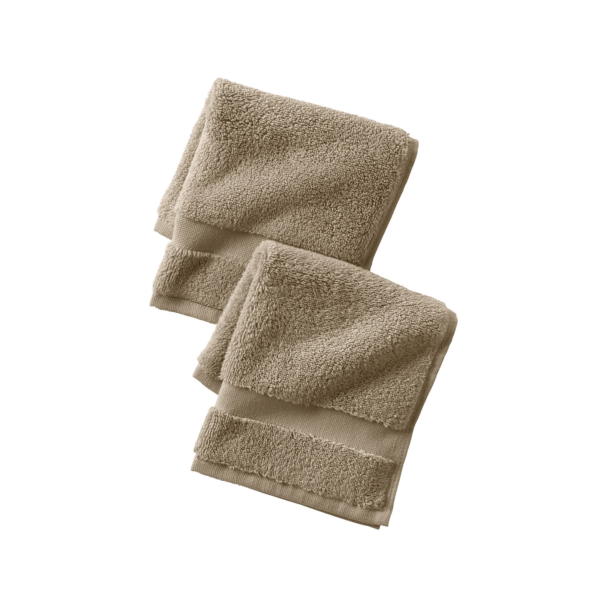 Lands End Essential Cotton Bath Towel, Hand Towel or Washcloth, Green