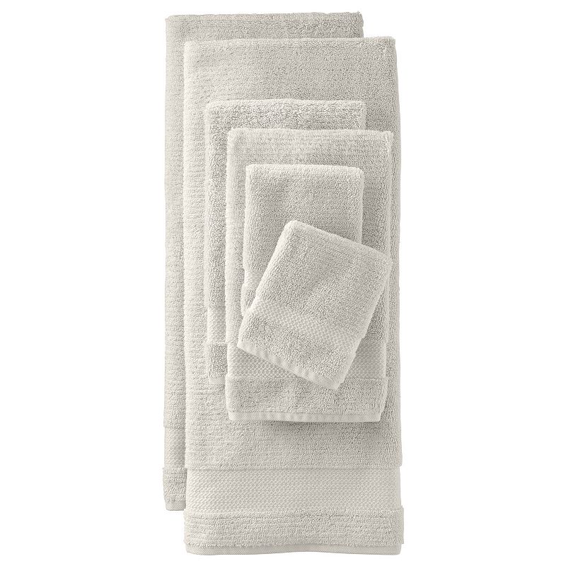 Unique Bargains Bathroom Shower Classic Soft Absorbent Cotton Bath Towel  59.06x28.35 1 Pc Gray