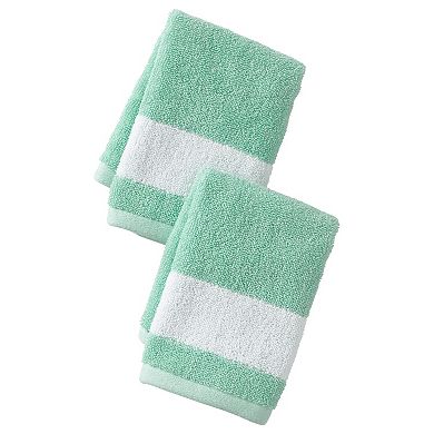 Lands' End Supima Cotton Stripe Hand Towel