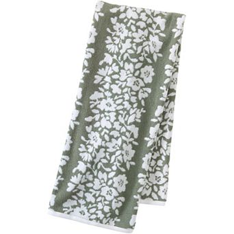 Lands' End Supima Jacquard Bath Towel, Hand Towel or Washcloths Set
