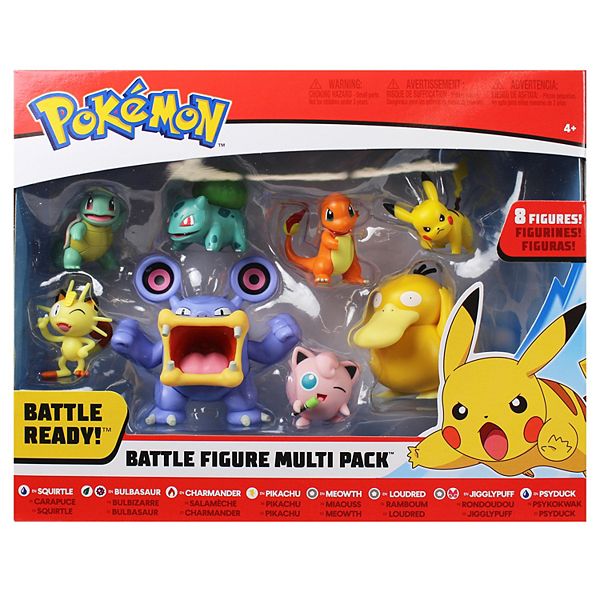 Coffret 8 figurines battle pokemon asst 