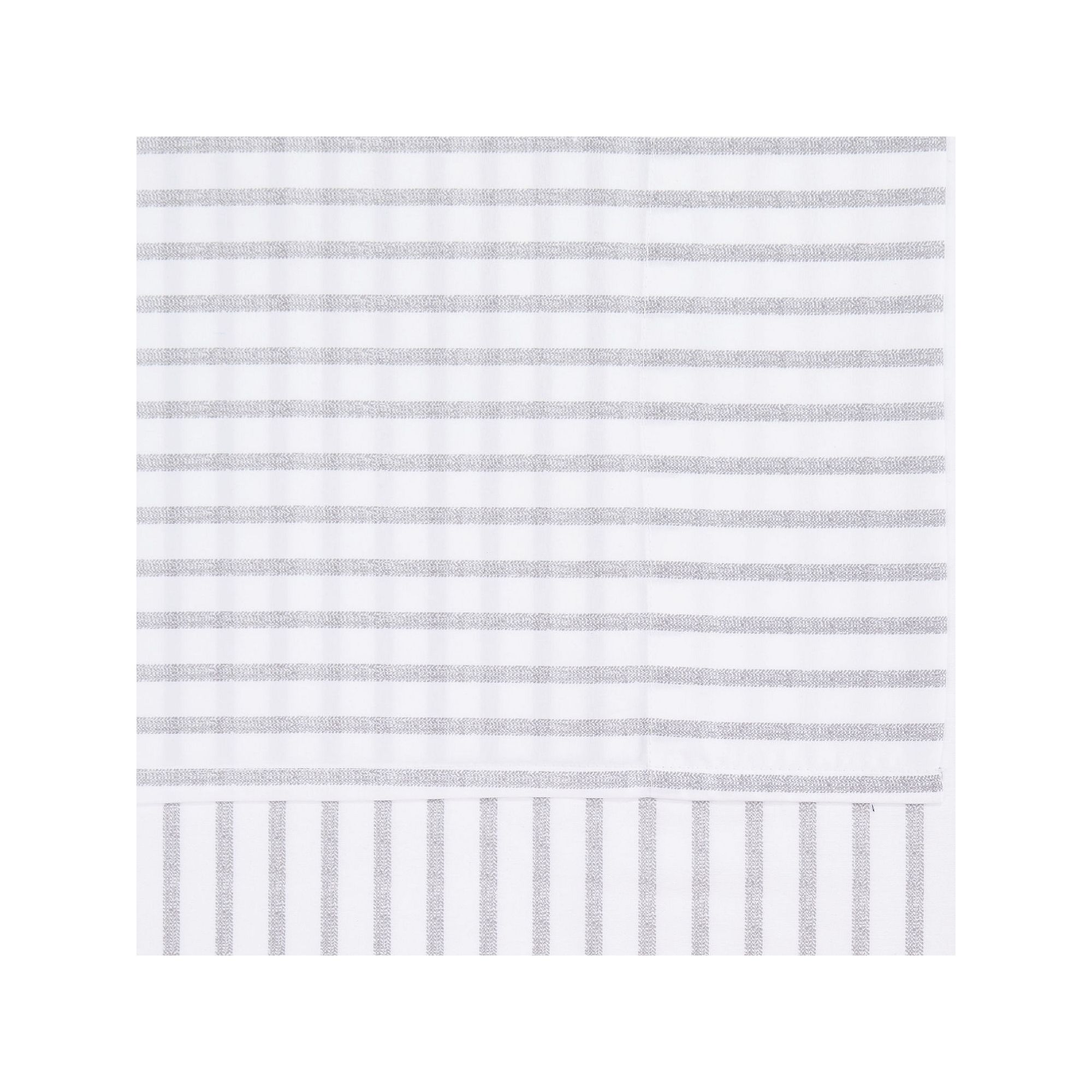 Truly Soft Ticking Stripe Sheet Set, Gray Pinstripe