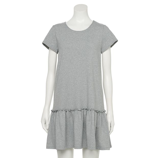 Plus Size LC Lauren Conrad Ruffled Shirt Dress