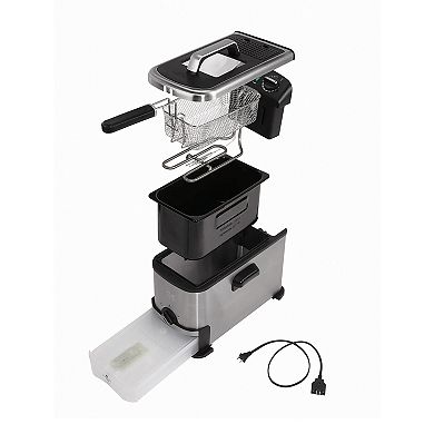 Kalorik 3-Liter Oil Filtration Deep Fryer