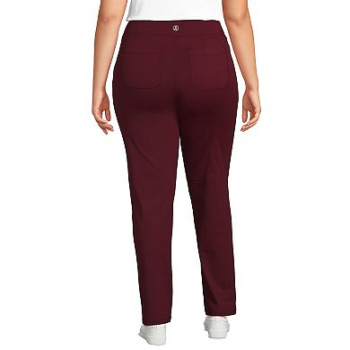 Plus Size Lands' End Active Straight-Leg Pants