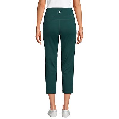 Petite Lands End Active Crop Yoga Pants