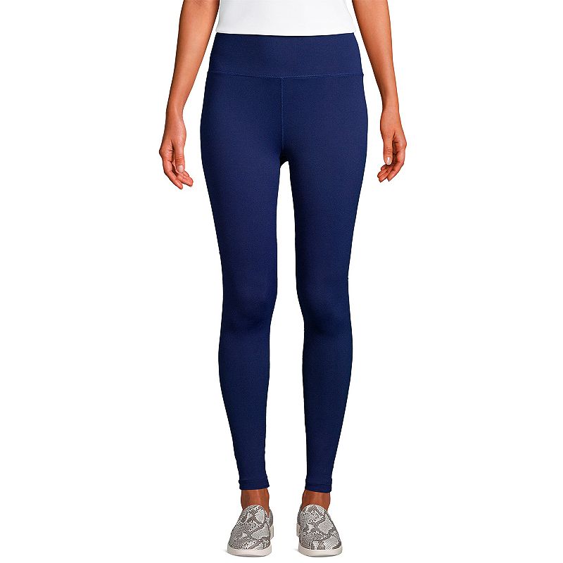 Womens Lands End Seamless Moisture-Wicking Active Leggings, Size: Small T