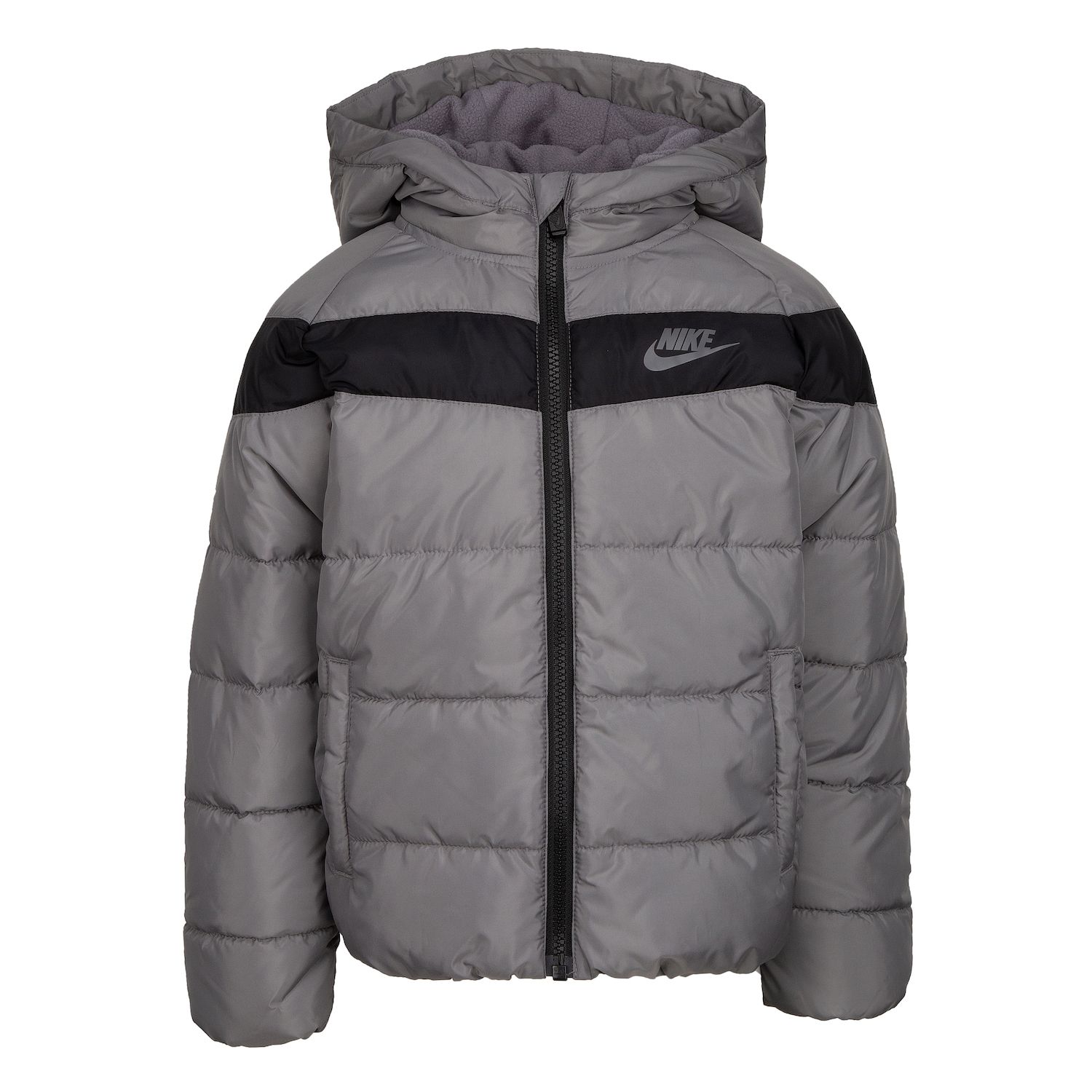 grey nike puffer jacket