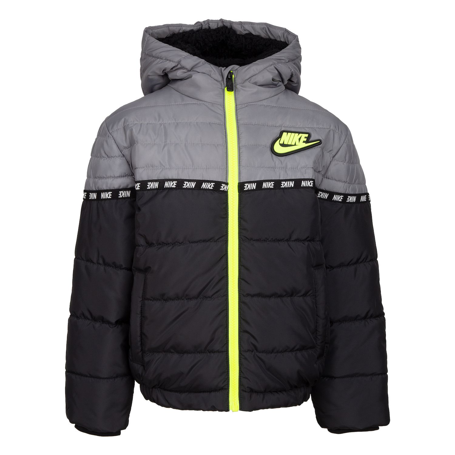 nike grey puffer