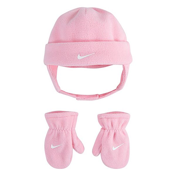 Girl Nike Hat & Mittens Set