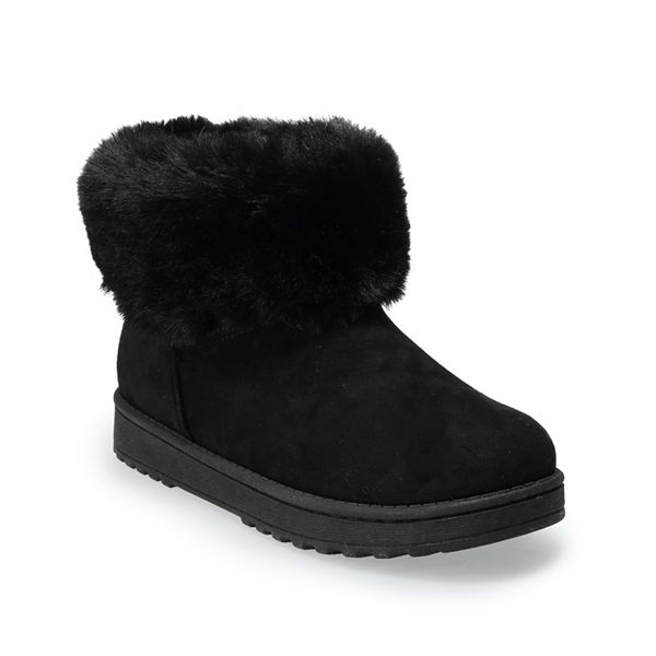 kohls fur boots