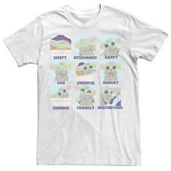 Men's Star Wars The Mandalorian The Child Emotions Tee