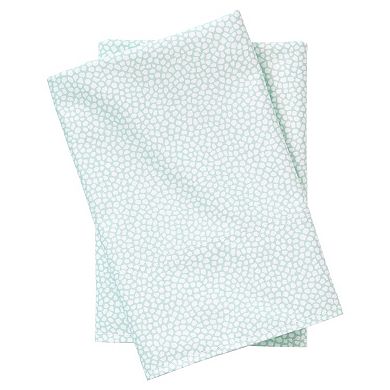 Lands' End Oxford Printed Sheet Set and Pillowcases