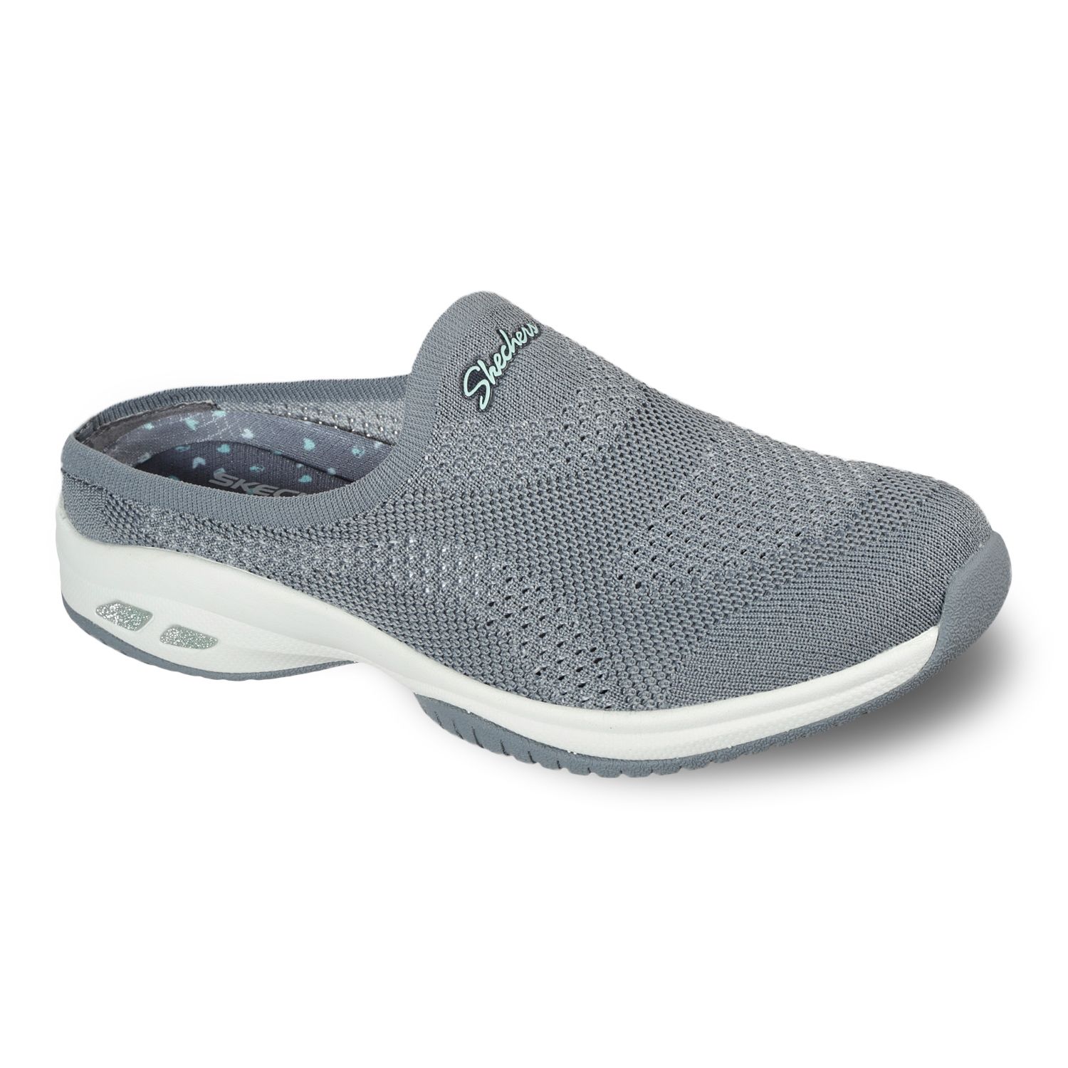 gray slip on tennis shoes