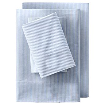 Lands' End Oxford Stripe Sheet Set