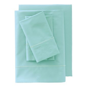 Lands' End 400 Thread Count Premium Supima Cotton No Iron Sateen Sheet Set