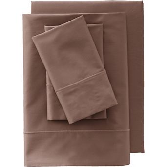 Lands' End 400 Thread Count Premium Supima Cotton No Iron Sateen Sheet Set