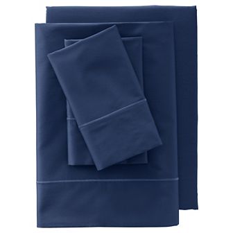 Lands' End 400 Thread Count Premium Supima Cotton No Iron Sateen Sheet Set