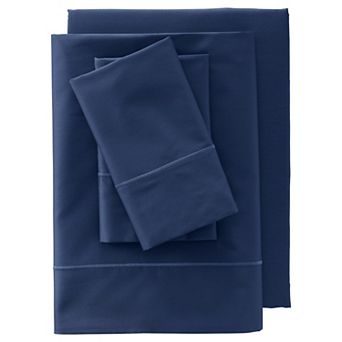 Lands' End 400 Thread Count Premium Supima Cotton No Iron Sateen Sheet Set
