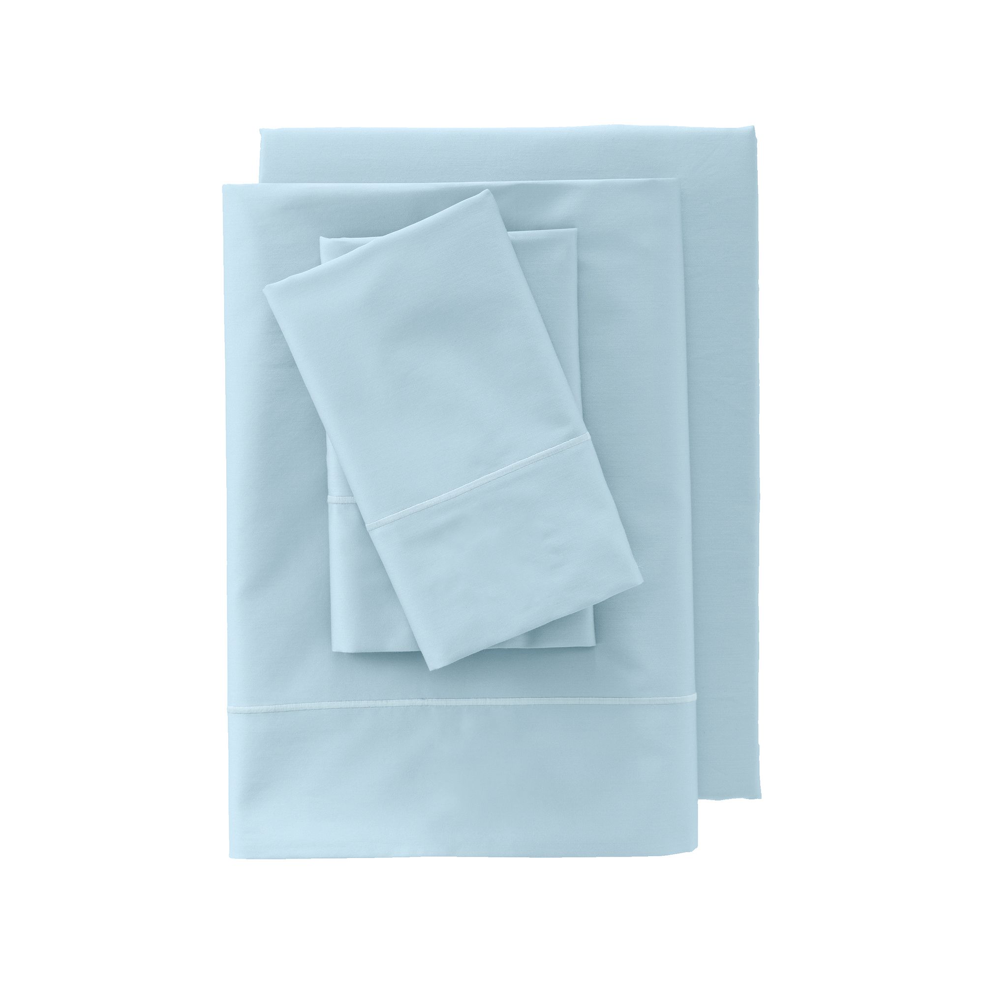 Lands End 400 Thread Count Premium Supima Cotton No Iron Sateen Sheet Set,