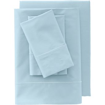 Lands' End 400 Thread Count Premium Supima Cotton No Iron Sateen Sheet Set